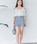 韓國甜美小葉子半身裙